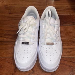 White Sage Low AF1s Air Force 1s.